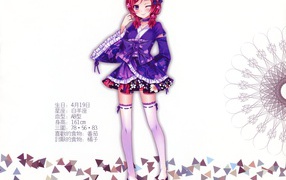 Нишикино Маки персонаж аниме Love Live