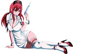 Медсестра из аниме Сказка о хвосте феи