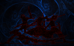 Красные силуэты в аниме Пожиратель душ