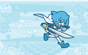 Мики Саяка из аниме Девочка-волшебница Мадока