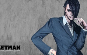 Стильный герой манги Зетман