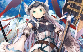 Девушка воин из аниме Лог Горизонт