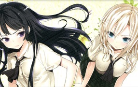 Две девушки из аниме У меня мало друзей
