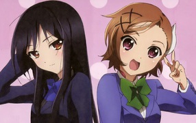Две девушки аниме в манге Accel World