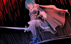 Воин в аниме Mahou Shoujo Madoka Magica