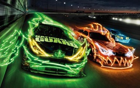 Energy racing cars