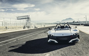 Белый кабриолет Vuhl