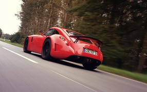 Спорт кар Wiesmann на фоне леса