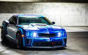 Неоновый Chevrolet Camaro Tron Theme