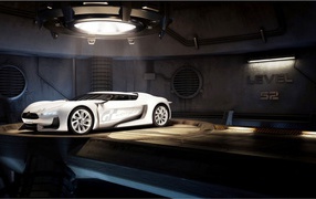 Белый  Citroën Gran Turismo