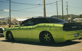 Green Dodge Challenger SRT8 392
