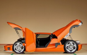 Открывающиеся части автомобиля Koenigsegg CCR