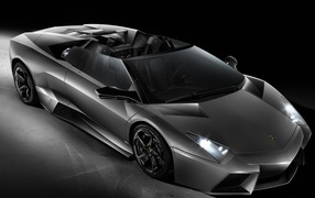 Black Lamborghini Reventon Convertible
