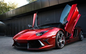 Красный Mansory Lamborghini Aventador LP700-4