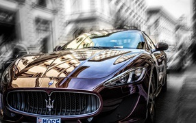 Luxurious and expensive car Maserati