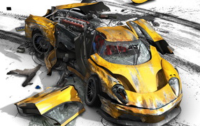 Разбитый автомобиль