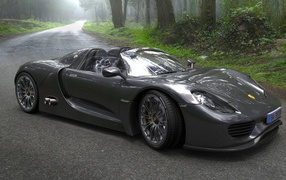 Двухместный автомобиль Porsche 918 Spyder