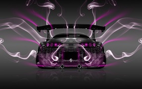 Фиолетовая энергия Toyota Supra