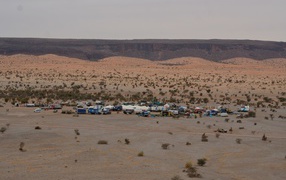 The Parking lot on the Dakar 2015