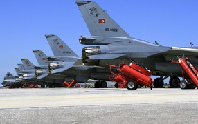 F-16s in the army in Turkey