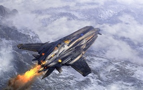 Фантастический военный самолет