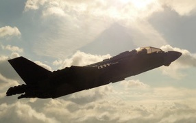 Реактивный самолет из ЛЕГО