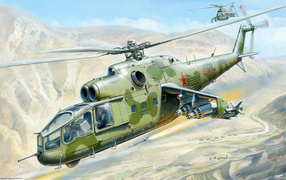 Вертолет Ми-24