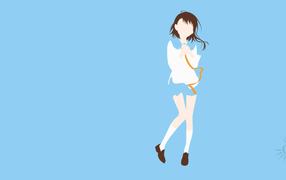 Аниме манга Nisekoi, голубой фон