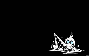 Черный фон, аниме Гуррен-Лаганн