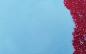 Кровь на голубом снеге