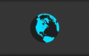 Голубой силуэт Земли