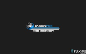 Браузер Cyberfox, голубой на сером фоне