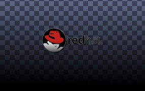 Клетчатый фон ОС Red Hat