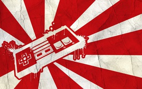 Пульт от видео приставки, фон