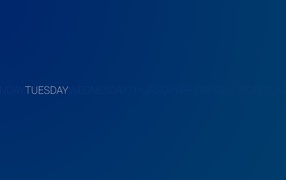 День недели вторник