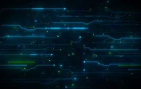 Цифровой фон из неоновых полос