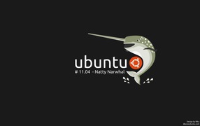 Дельфин нарвал, фон Ubuntu