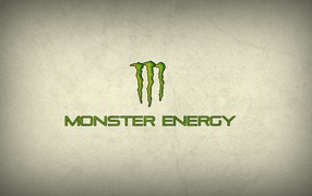 Напиток Monster Energy, серый фон