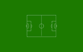 Футбольное поле, зеленый фон