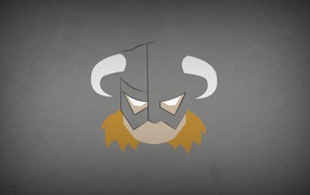 Серый фон The Elder Scrolls V Skyrim