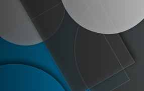 Серые круги и прямоугольники, фон