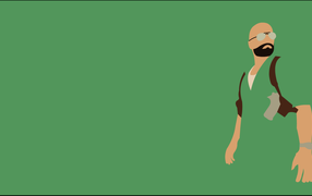 Зеленый фон Макс Пейн