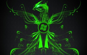 Зеленый орел Майкрософт