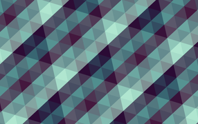 Орнамент из разноцветных треугольников