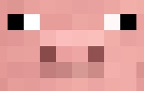 Розовый фон Minecraft