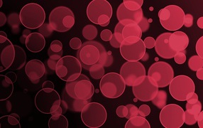 Розовые блики на красном фоне