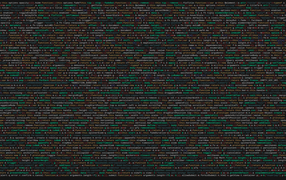 Код программы, фон