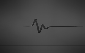 Пульс, серый фон