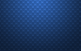 Королевские вензеля, голубой фон