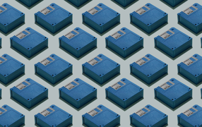 Стопки голубых дискет